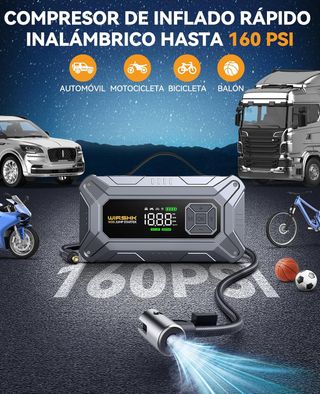 Arrancador Coche Compresor Aire WIRSHK W20