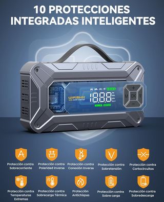 Arrancador Coche Compresor Aire WIRSHK W20