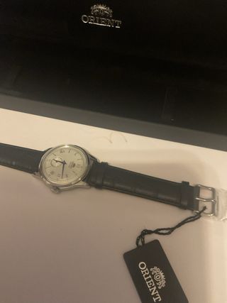 Orologio Orient Uomo Pelle Nero