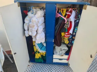 Armario Nancy años 70/80 con ropa