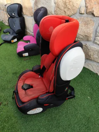 3 sillitas de coche, grupos 2-3