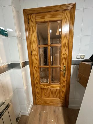 8 Puertas Interiores Madera Pino