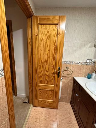 8 Puertas Interiores Madera Pino