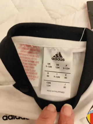 Equipación Valencia CF niño Adidas