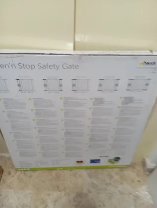 Barrera Seguridad Hauck Open'n Stop 75-80cm blanca