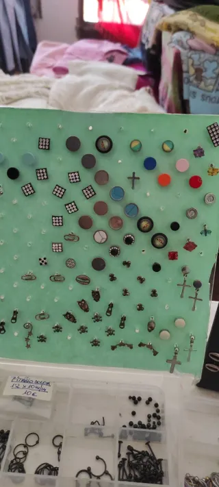 Pendientes y joyería de piercing acero o plata