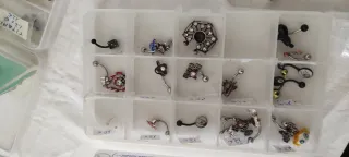 Pendientes y joyería de piercing acero o plata