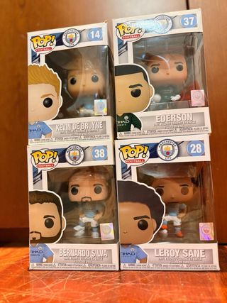 Lote 4 Funko Pop Manchester City