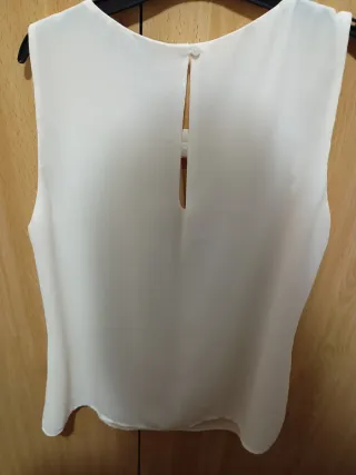 Blusa Roberto Verino Beige sin Mangas