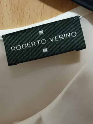 Blusa Roberto Verino Beige sin Mangas