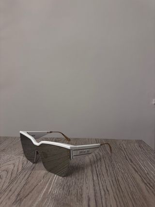 Occhiali da sole Dior donna bianchi lente specchio