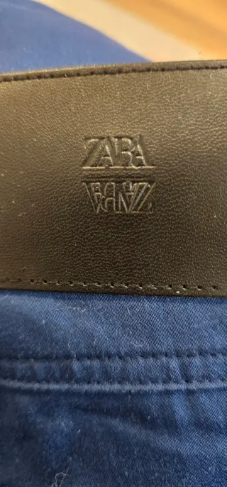 Pantalón Zara Azul hombre