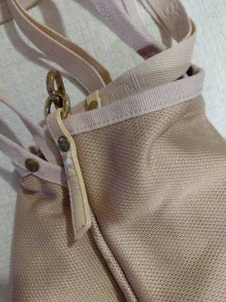 Bolso Tous Beige y Dorado con Osito