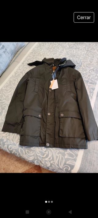 Chaquetón niño unisex gris