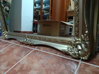 Espejo Marco Dorado Vintage