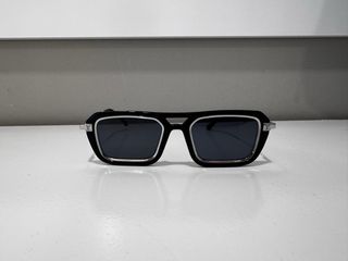 Occhiali da sole Louis Vuitton neri e argento