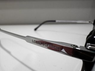 Occhiali da sole Louis Vuitton neri e argento