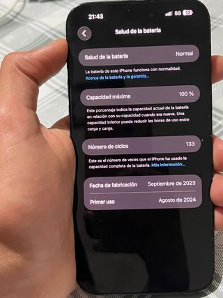 iPhone 15 Plus Negro Muy Buen Estado