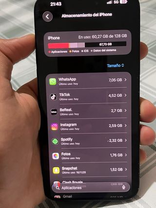 iPhone 15 Plus Negro Muy Buen Estado