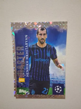 CROMO, MASTER, TOPPS, HENRIKH MKHITARYAN, UEFA CHA