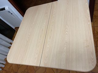 Mesa auxiliar cocina madera y metal