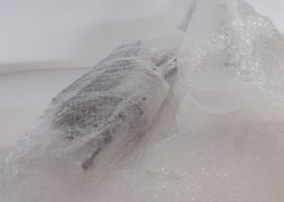 Aplique metálico de 2 focos cristal