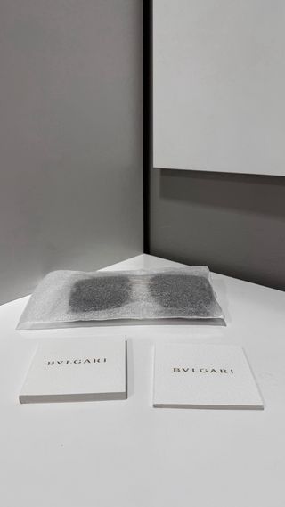 Occhiali da sole Bulgari oro e marroni