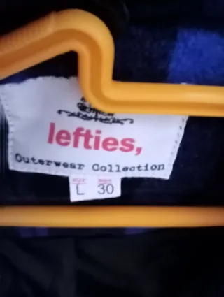 Chaqueta cuadros azul y negro