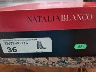 Botines de chica marrones y rojos