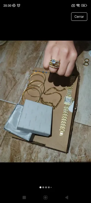 Lote Joyería y Caja Regalo