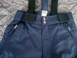Pantalón de esquí con tirantes azul marino