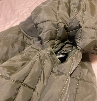 Piumino interno uomo verde militare