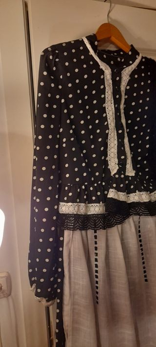 Traje baserritarra, casera, neska. XXL