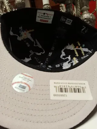 Gorra New Era 59Fifty Negra Talla 7.3/8