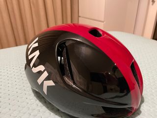 Capacete Kask Utopia Preto/Vermelho