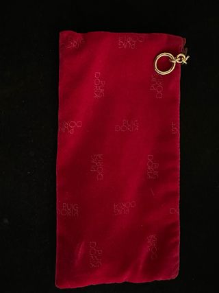 Bolsa terciopelo Puig Doria joyas vintage