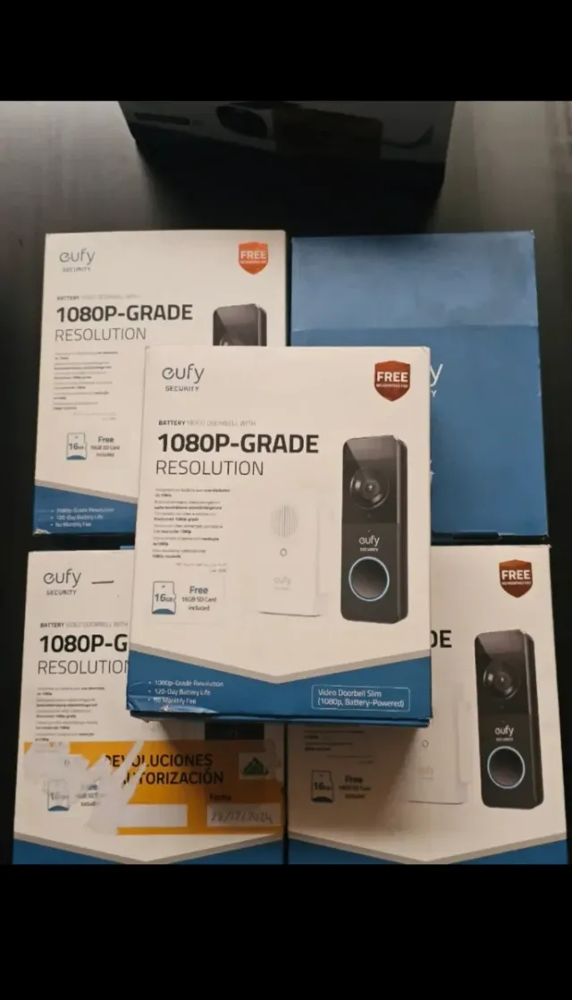 Lote Timbres Video Eufy Security Slim 1080P