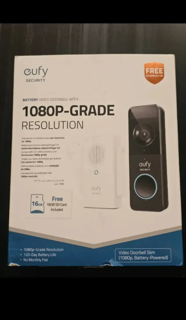 Lote Timbres Video Eufy Security Slim 1080P