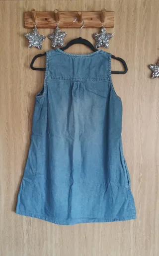 Vestido vaquero con bordado