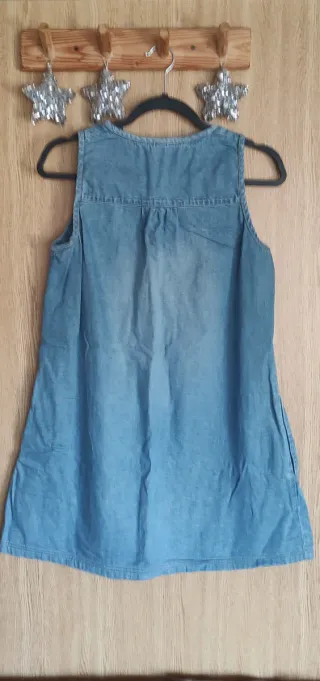 Vestido vaquero con bordado
