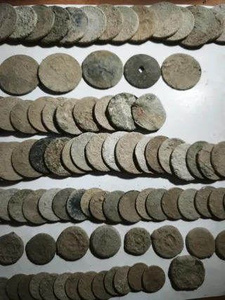 Lote de monedas antiguas