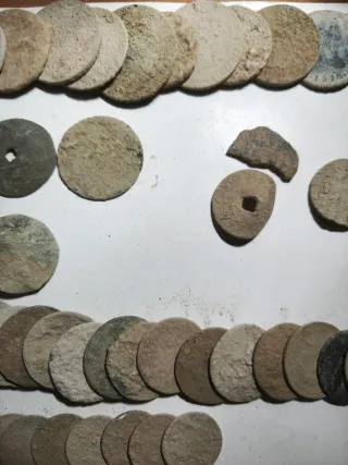 Lote de monedas antiguas