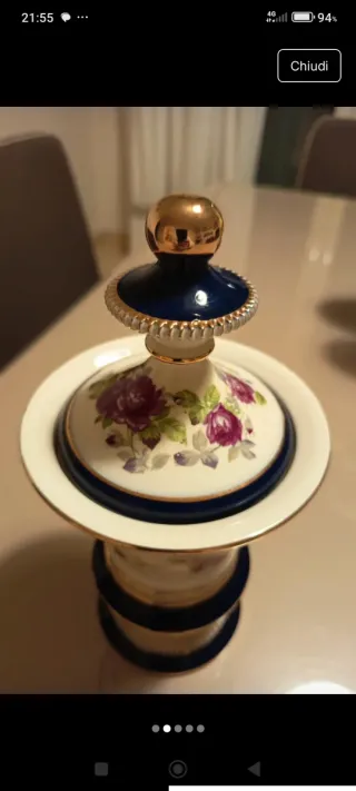 Potiche in ceramica decorata