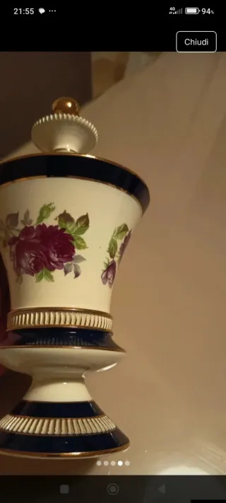 Potiche in ceramica decorata