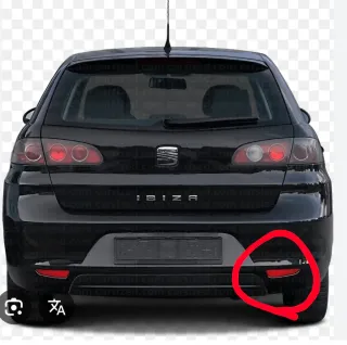 Catadióptrico trasero derecho Ibiza 6L