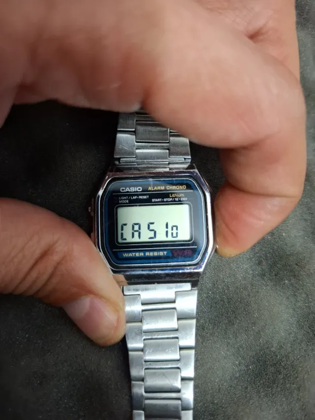 Casio A158W Reloj Digital Plata