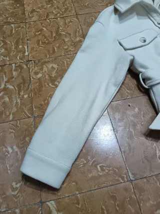 Abrigo blanco SHEIN mujer