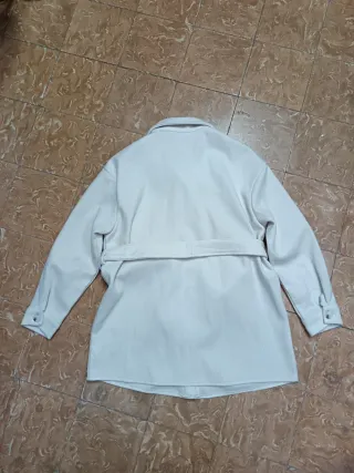 Abrigo blanco SHEIN mujer