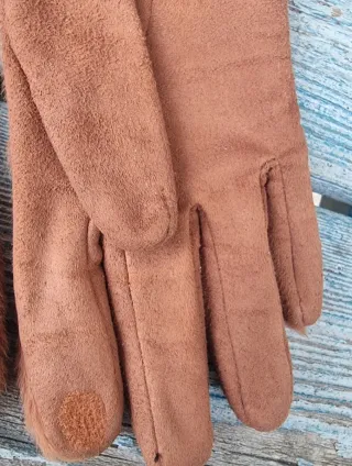 Guanti Intrend/Max Mara pelliccia sintetica