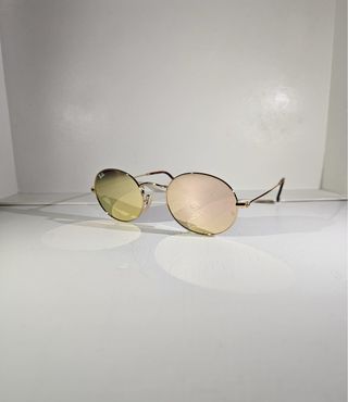 Occhiali Ray Ban Oval Oro Rosa
